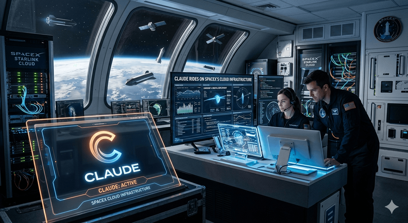 Claude Rides on SpaceX’s Cloud Infrastructure