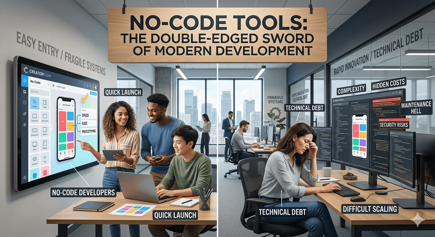No-Code Tools: The Double-Edged Sword of Modern Development